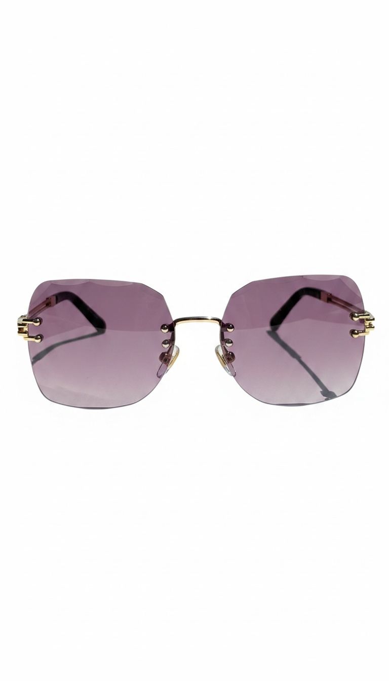 Mauve Rimless Luxe
