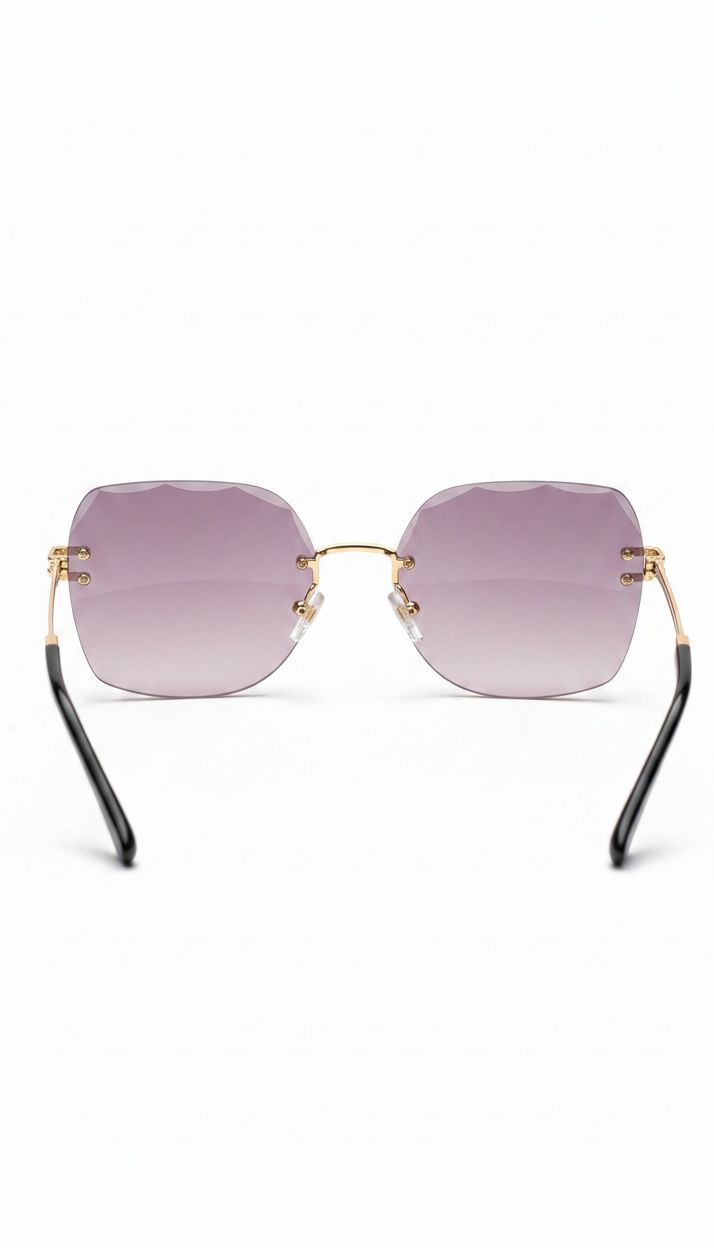 Mauve Rimless Luxe