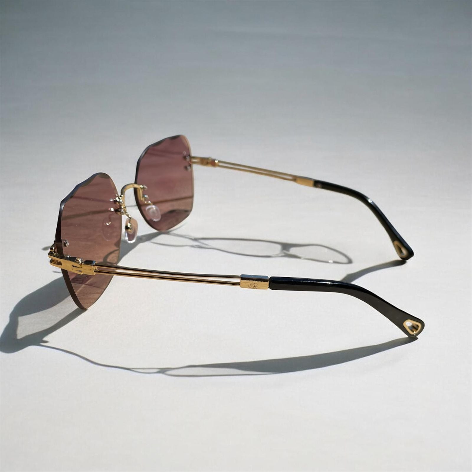 Mauve Rimless Luxe