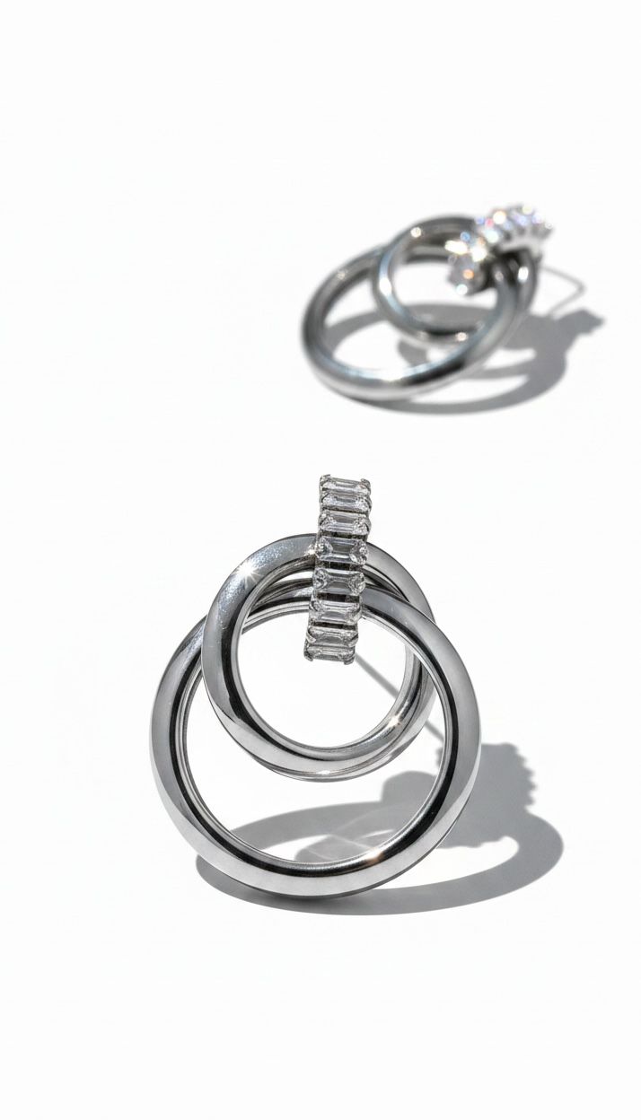 Crystal Halo Earrings